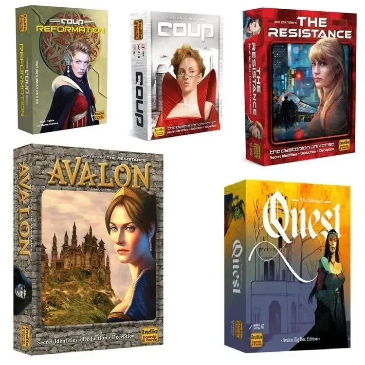 Board Game Avalon - Board game The Resistance Avalon Coup