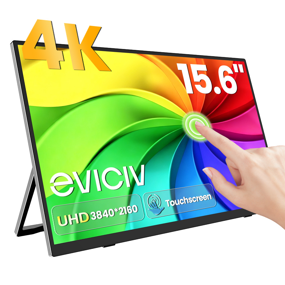 Board Game Pc - EVICIV 4K Portable Monitor 10-Point Touch