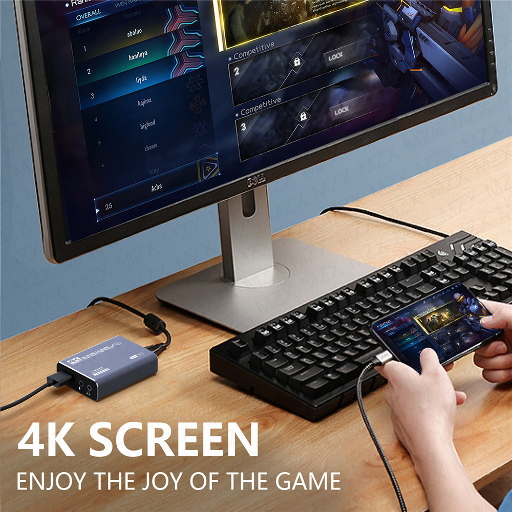 MZX 4K Video Capture Card Boar - Board Game Pc 评论和价格