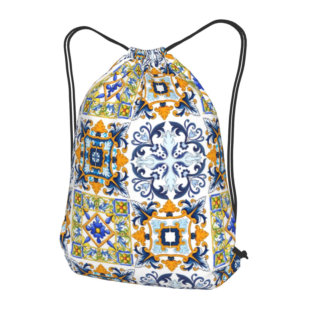 Copy Of Sicilian Tiles,mediter - Tile Bag Drawstring 评论和价格
