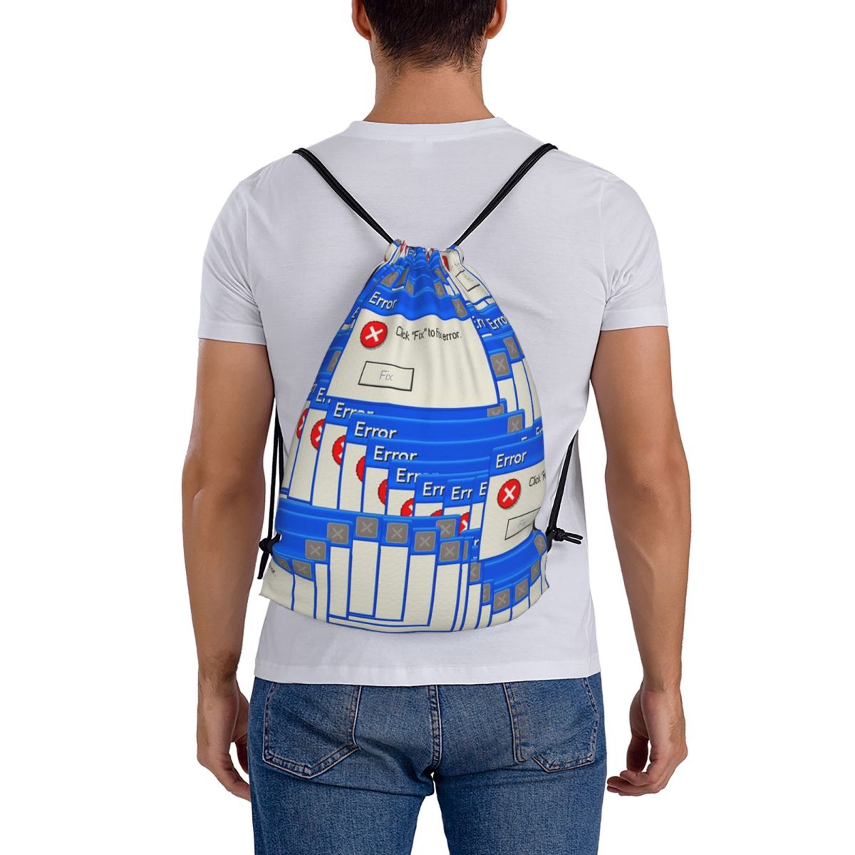 Windows Xp Error Tiled Backpac - Tile Bag Drawstring 评论和价格
