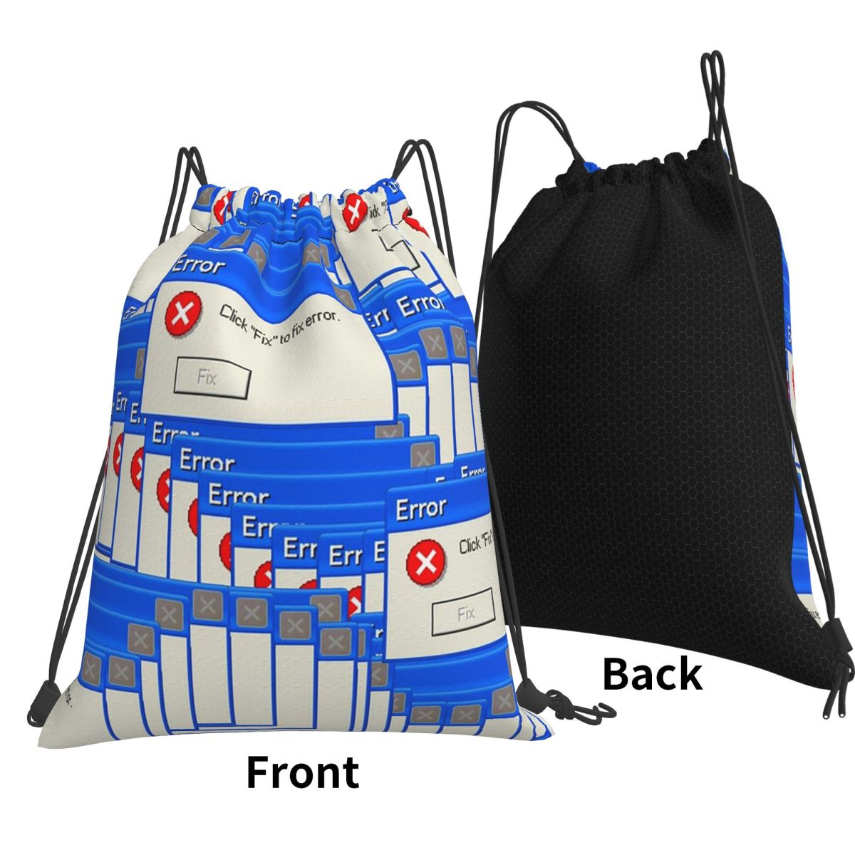 Windows Xp Error Tiled Backpac - Tile Bag Drawstring 评论和价格