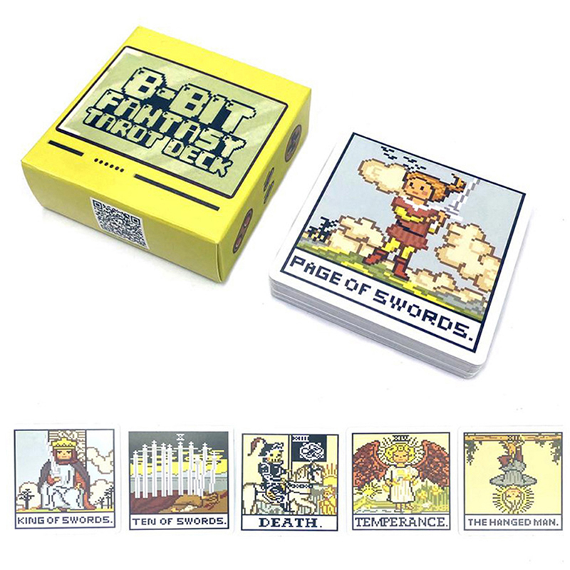 1Box 8 Bit Fantasy Tarot Deck  - Card Game Deck 评论和价格