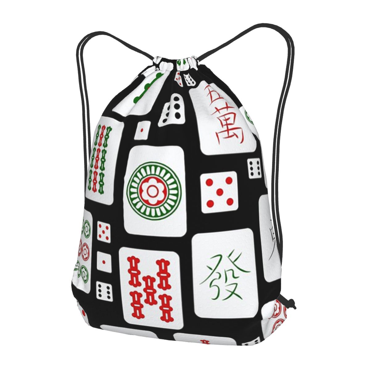 Mahjong Tiles Game Dice Backpa - Tile Bag Drawstring 评论和价格