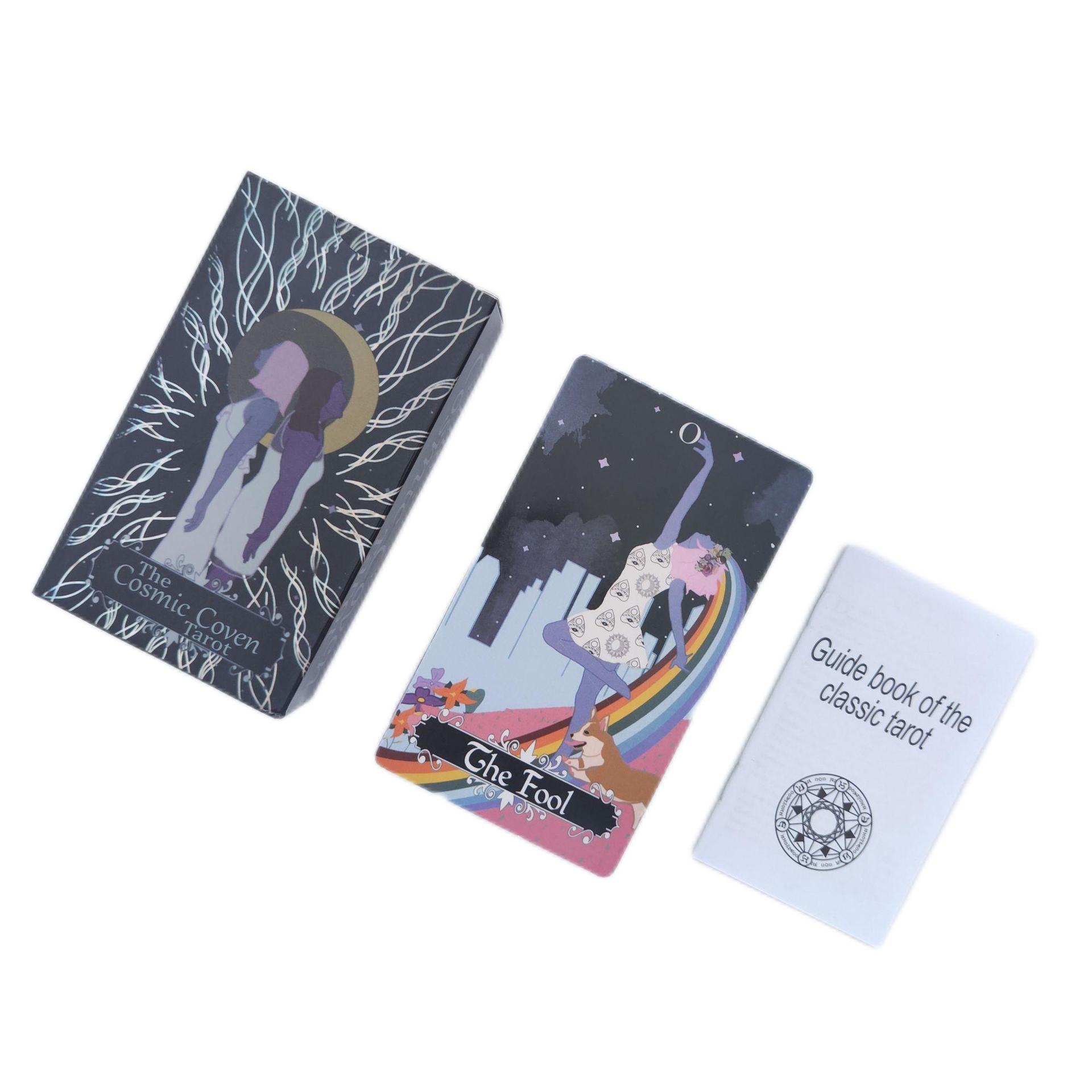 12x7cm The Cosmic Coven Tarot  - Board Game Instruction 评论和价格