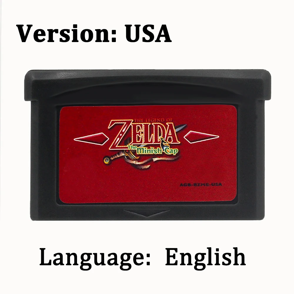 New GBA Game Cartridge 32 Bit  - Board Game Zelda 评论和价格
