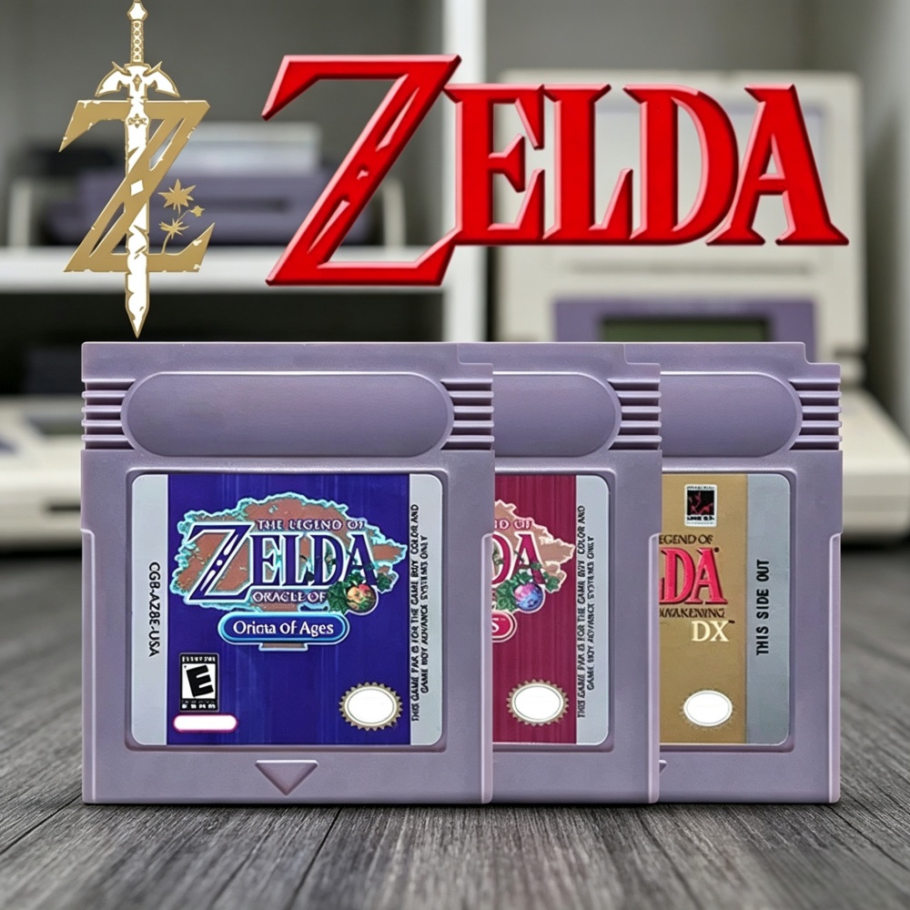 3 Styles USA Zelda GBC 16Bit V - Board Game Zelda 评论和价格