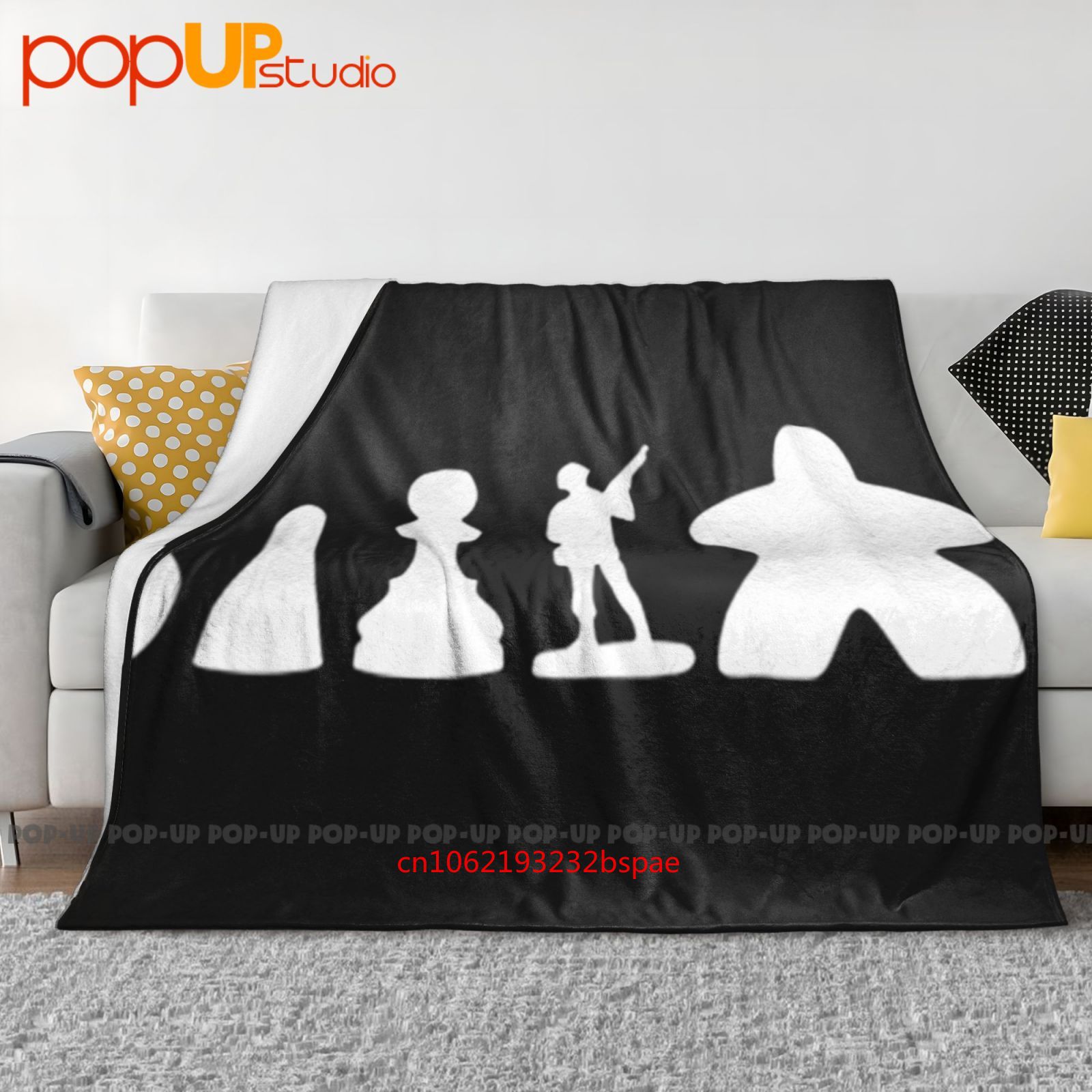 Meeple Evolution Parody Pawn C - Board Game Quilt 评论和价格