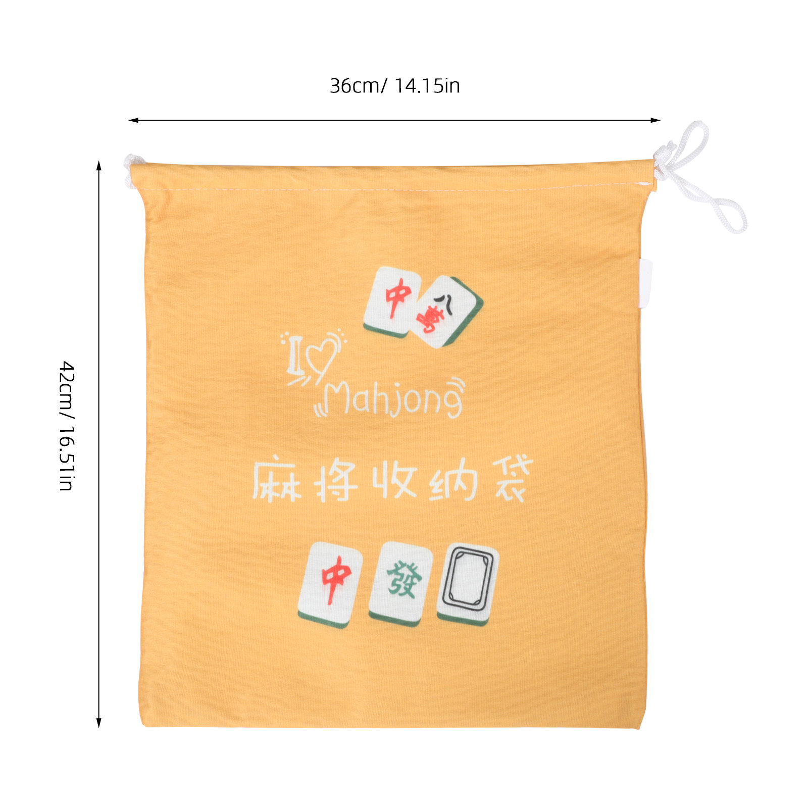Large Fabric Mahjong Storage P - Tile Bag Drawstring 评论和价格