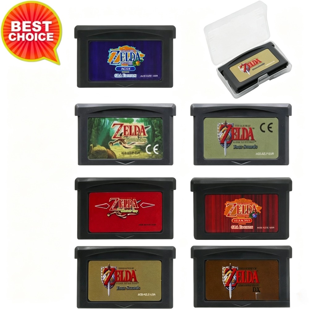 32 Bit Video GBA Game Cartridg - Board Game Zelda 评论和价格