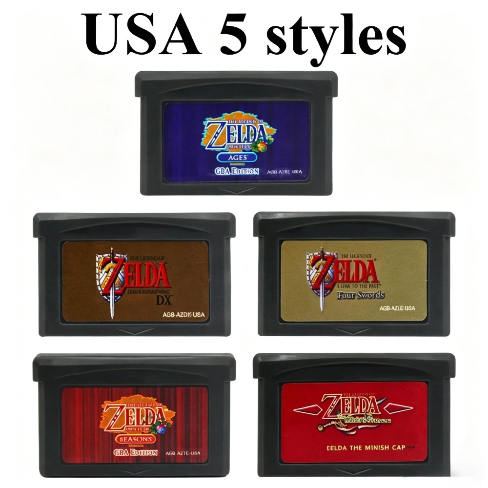 32 Bit Video GBA Game Cartridg - Board Game Zelda 评论和价格