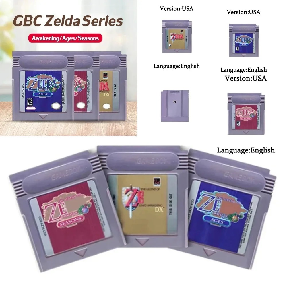 new model Zelda GBC Game Cartr - Board Game Zelda 评论和价格