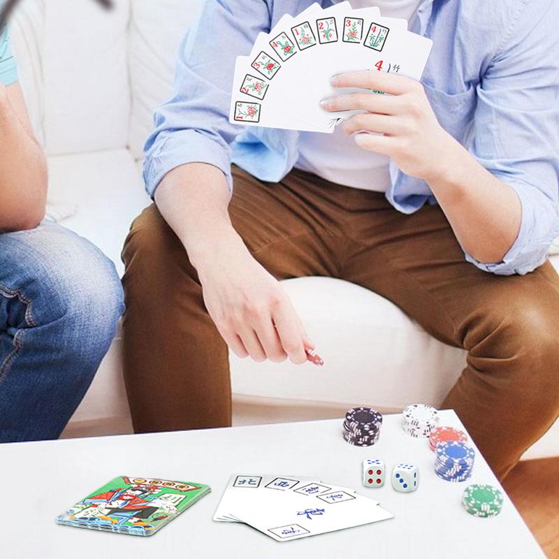Mahjong Cards Family Game Wate - Card Game Deck 评论和价格