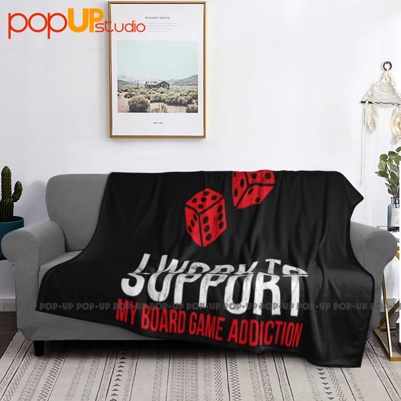 I Only Work To Support My Boar - Board Game Quilt 评论和价格