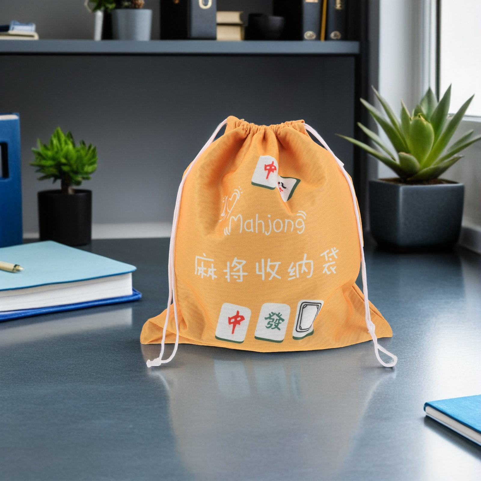 Large Fabric Mahjong Storage P - Tile Bag Drawstring 评论和价格