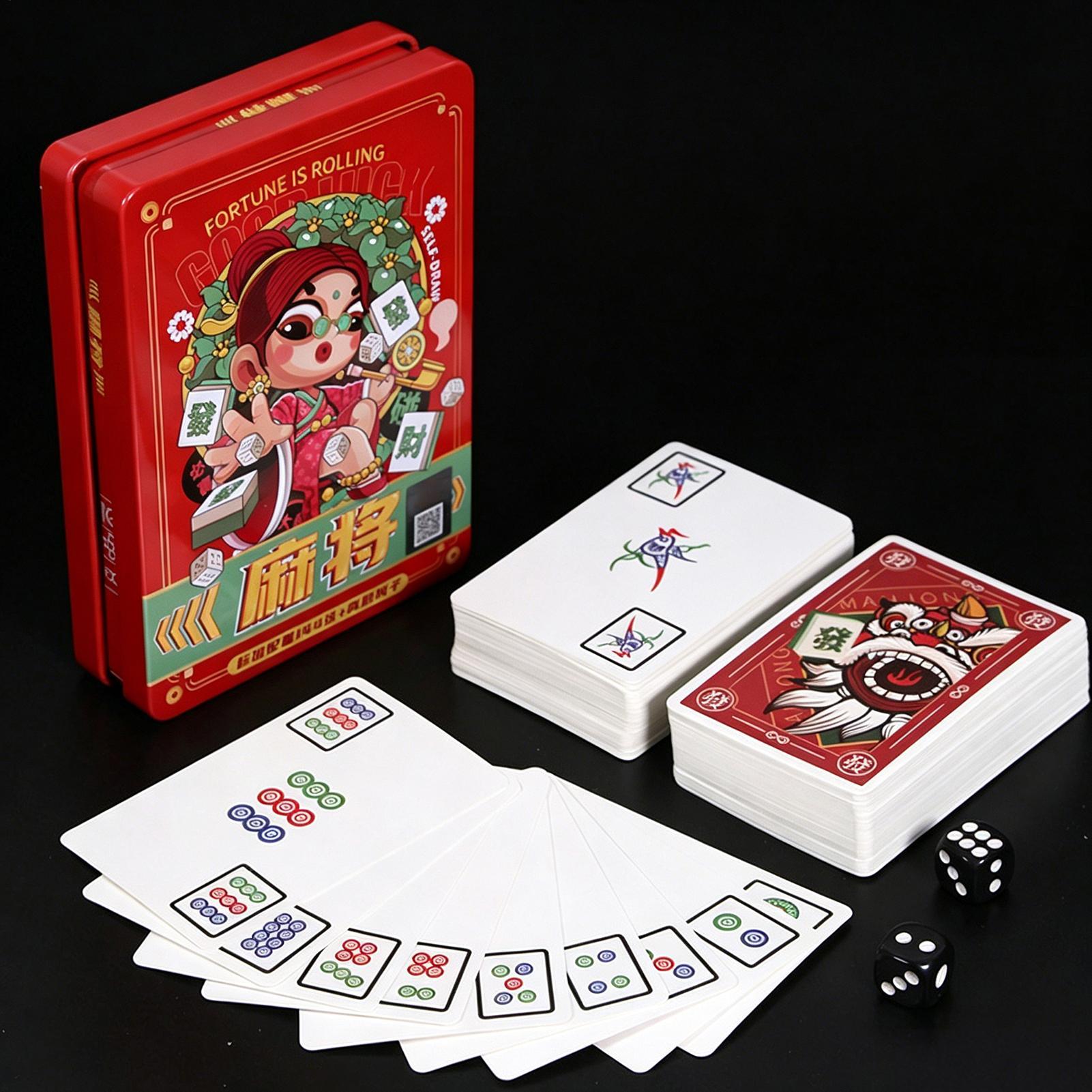 Playing Cards Mahjong Tiles Fa - Card Game Deck 评论和价格